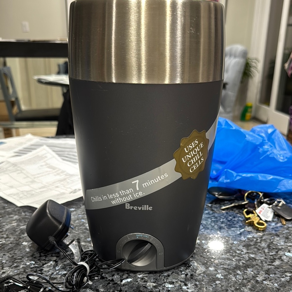 Breville Chiller in Dark Gray and Silver